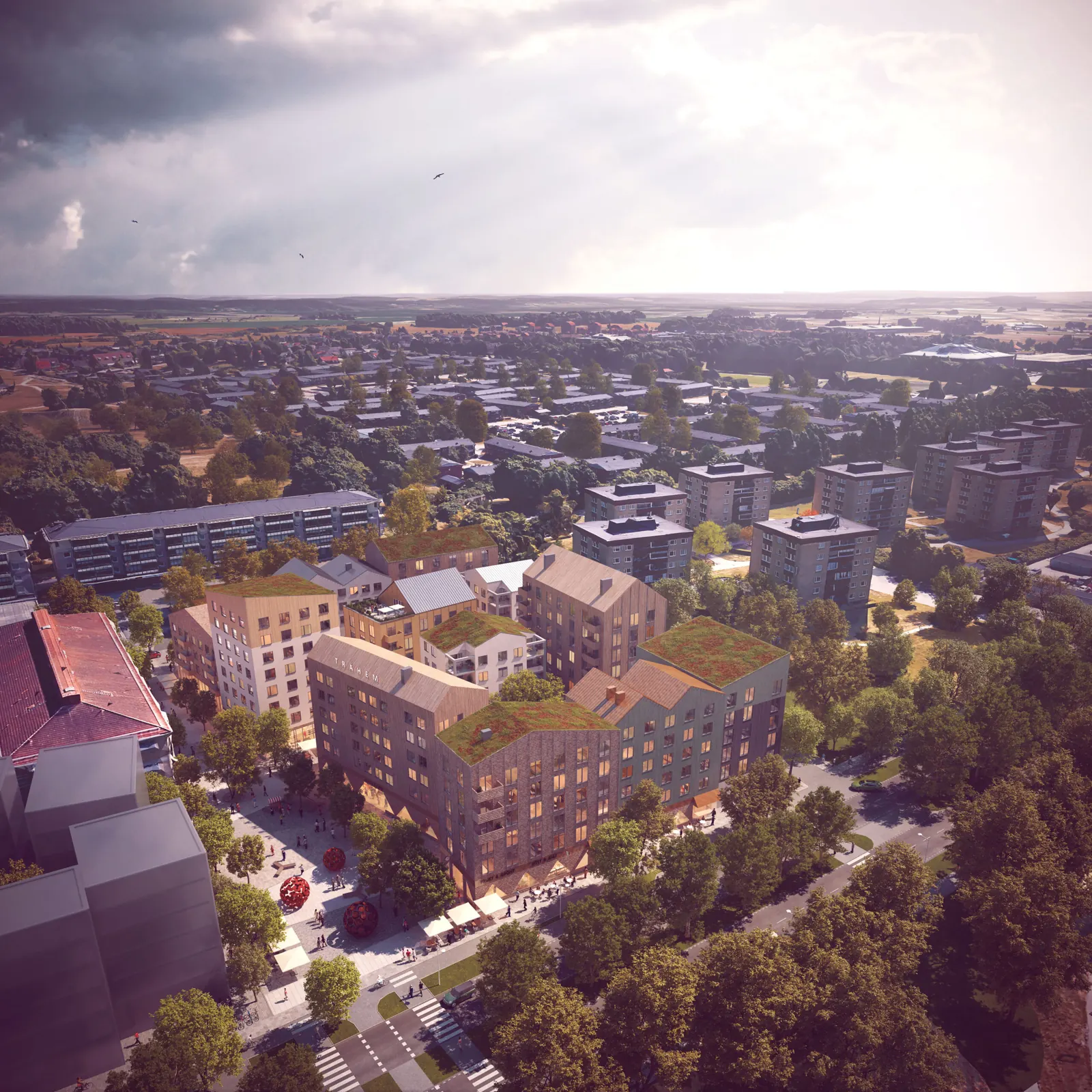 Årsta Torg i Uppsala